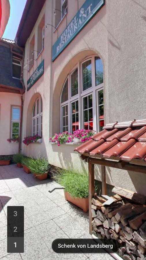 Hotel & Restaurant Schenk Von Landsberg 托伊皮茨 外观 照片