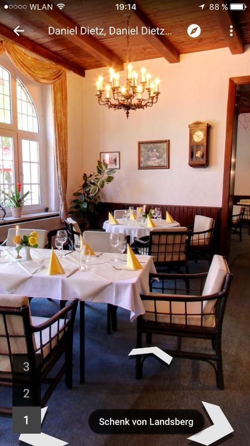 Hotel & Restaurant Schenk Von Landsberg 托伊皮茨 外观 照片